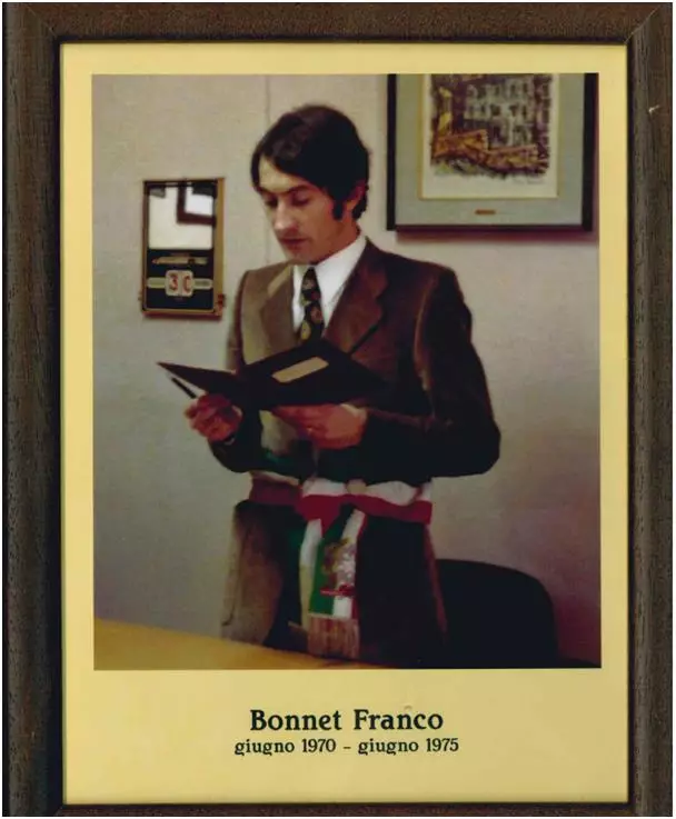 Bonnet Franco - Sindaco dal 1970 al 1975