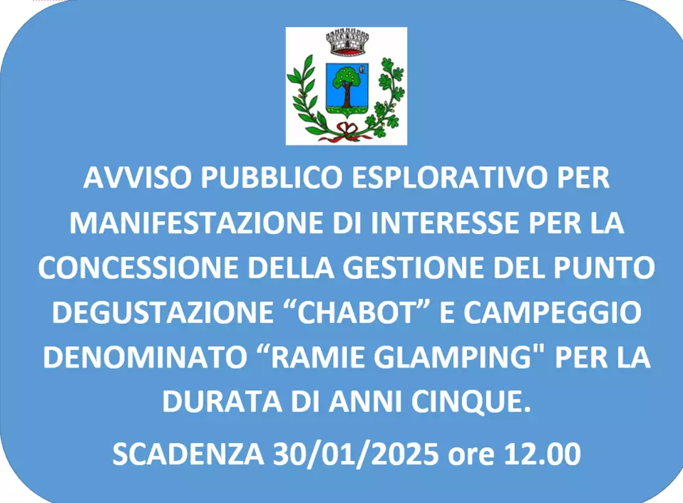 Avviso pubblico