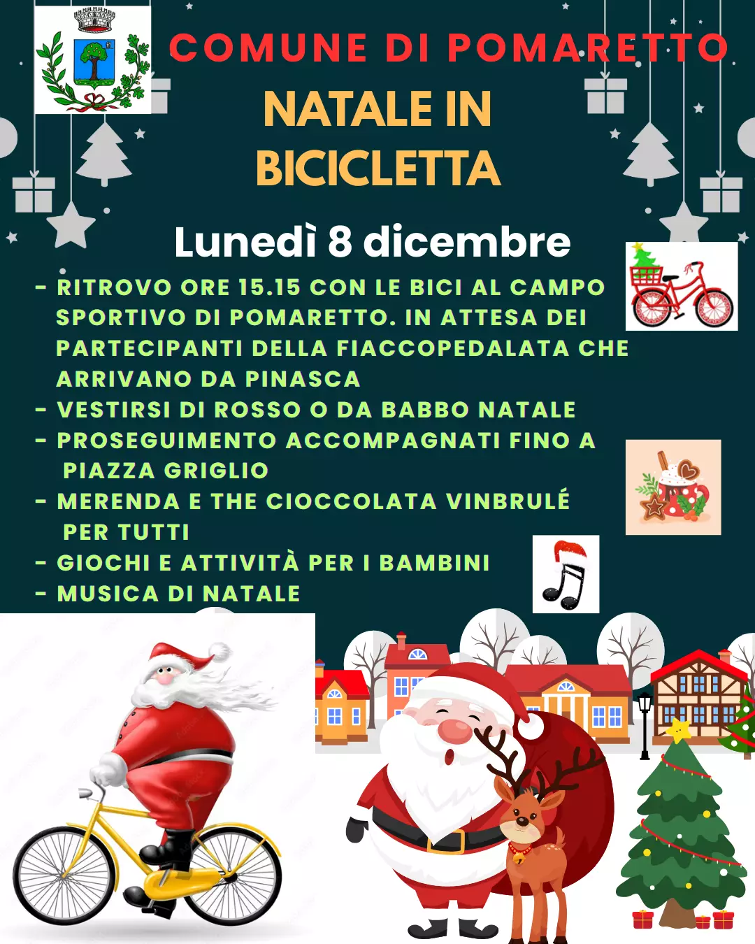 Natale in bicicletta
