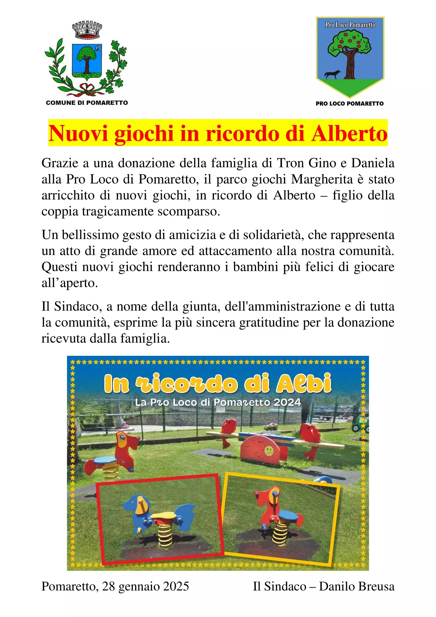 Nuovi giochi