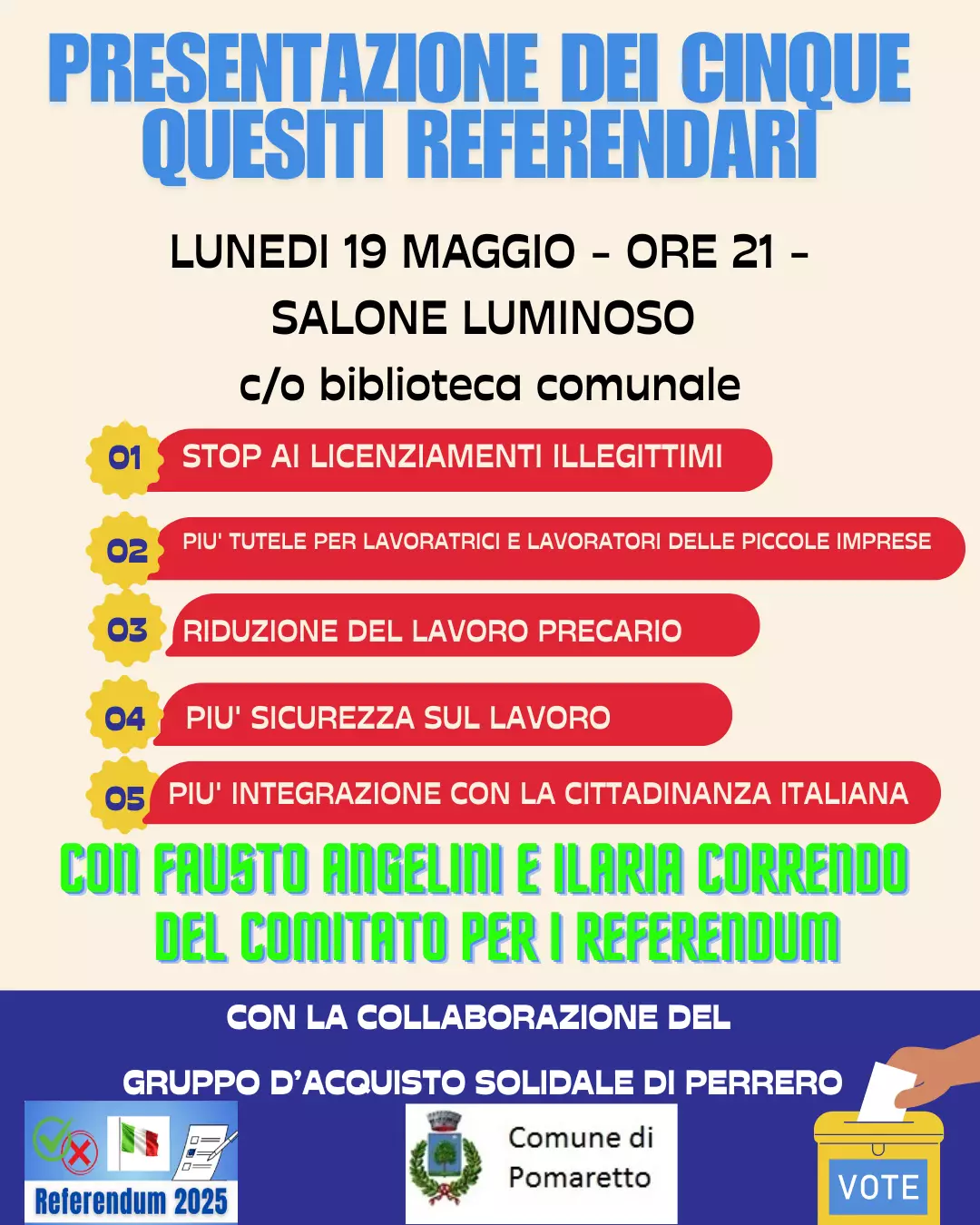 incontro referendum
