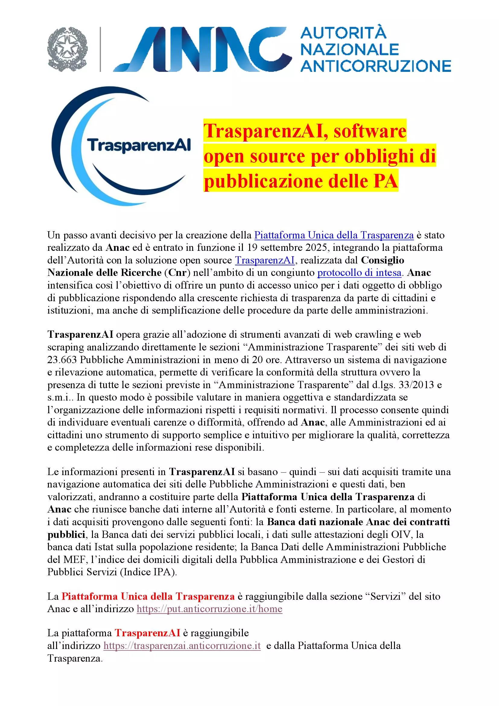 TrasparenzAl