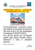 donazione asl coronavirus